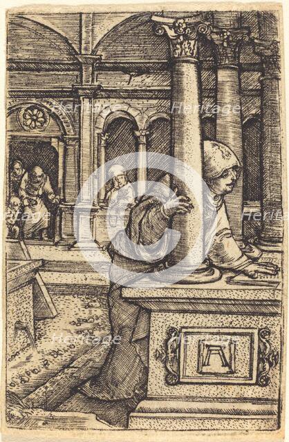 The Virgin Seeking Jesus in the Temple, c. 1519/1520. Creator: Albrecht Altdorfer.