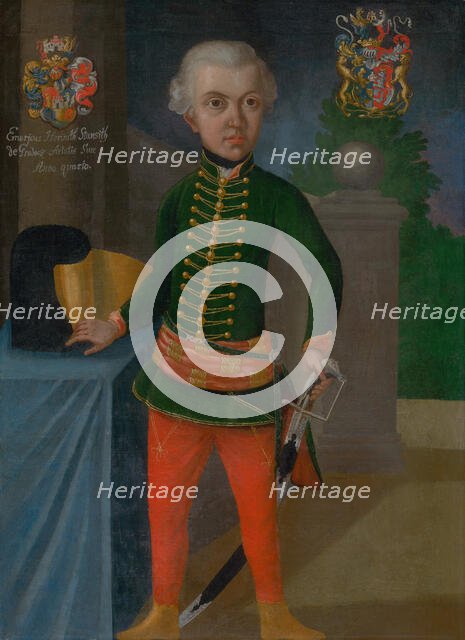 Imrich Horváth-Stancic in his fourth year, 1750.  Creator: Ján Gottlieb Kramer.