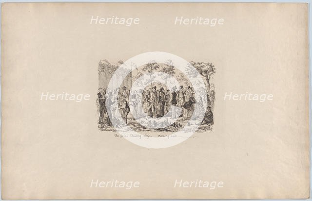 The First Shilling Day-Coming Out, 1851., 1851. Creator: George Cruikshank.