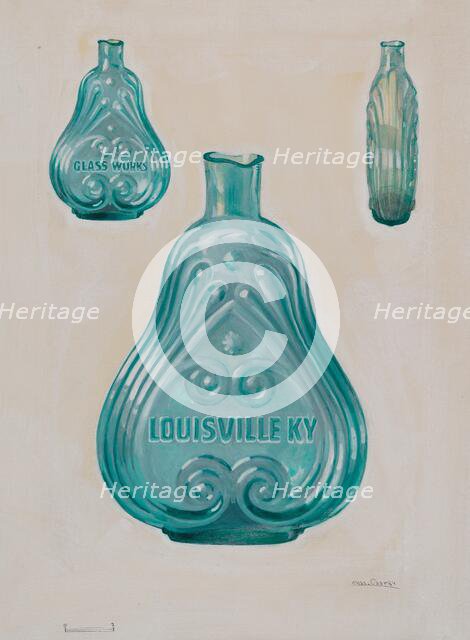 Flask, c. 1936. Creator: Charles Caseau.