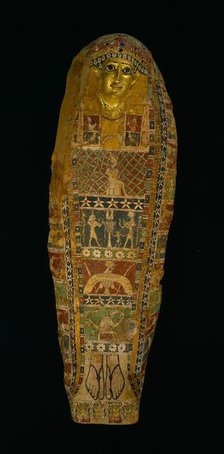 Cartonnage Mummy Case , c. 50 BC - AD 50. Creator: Unknown.
