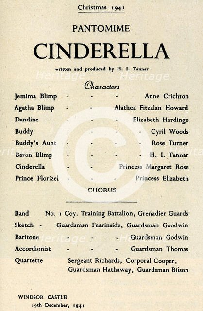 'Christmas Pantomime - 1941', 1947. Creator: Unknown.