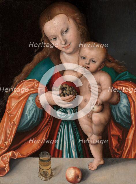 Madonna and Child, probably c. 1535 or after. Creator: Lucas Cranach the Elder.