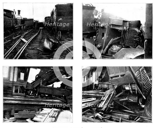 The accident to a Scotch Express, 1898. Creator: William Crooke.