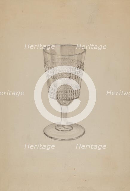 Goblet, c. 1936. Creator: Eva Wilson.