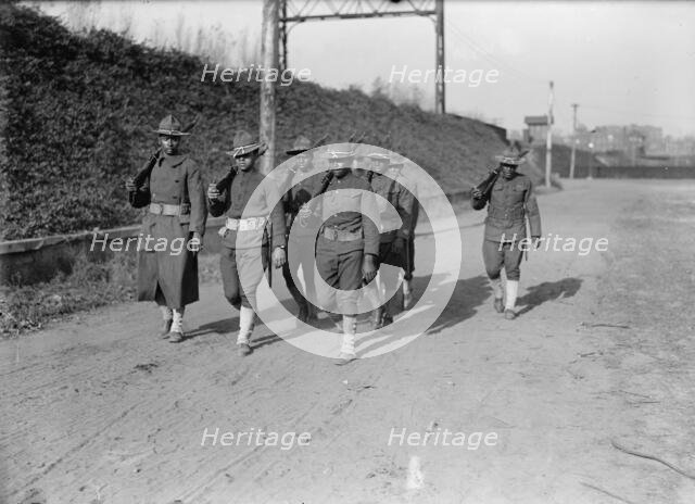 Army, U.S. Colored Soldiers, 1917. Creator: Harris & Ewing.
