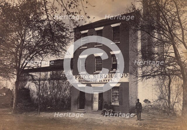 "Slave Pen", Alexandria, Virginia, 1863. Creator: Andrew Joseph Russell.