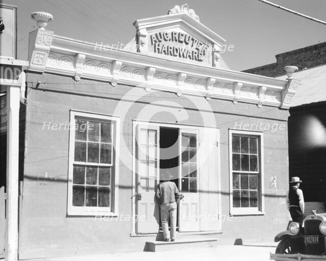 Small town shop front, Louisiana, 1936. Creator: Walker Evans.
