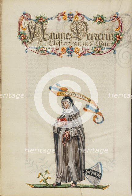 The Thirteenth Generation, Agnes Derrer, about 1626-1711. Creator: Unknown.