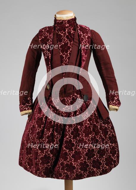 Dress, French, 1886. Creator: Unknown.