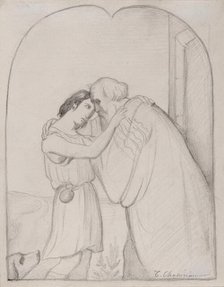 The Return Of The Prodigal Son (Le Retour De L'Enfant Prodigue), c1835. Creator: Theodore Chasseriau.
