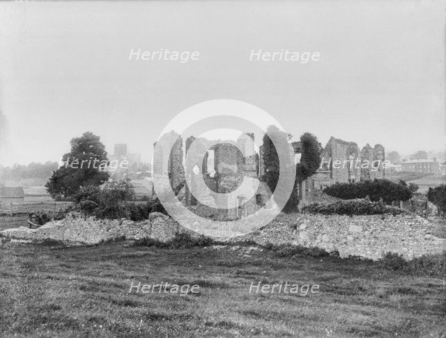 The ruins of Sopwell nunnery, St Albans, Hertfordshire.  Artist: EH/RCHME staff photographer