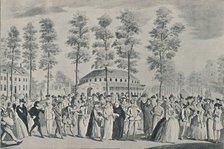 'The Jubilee Ball at Ranelagh Gardens, April 26th, 1749', (1920). Artist: Nathaniel Parr.