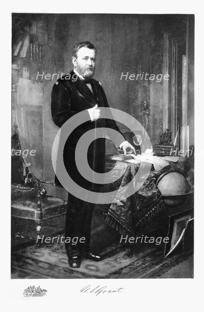 Ulysses S Grant, 18th President of the United States of America, (1901). Artist: Unknown