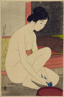 Woman after a bath, 1915. Creator: Hashiguchi, Goyo (1881-1921).