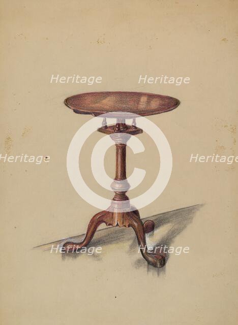 Tip-top Table, 1935/1942. Creator: Hans Korsch.