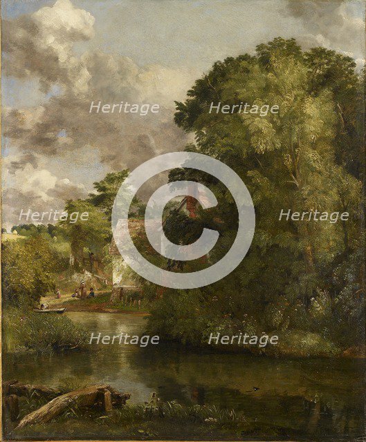 Willy Lott's House from the Stour (The Valley Farm), c1816-1818. Artist: John Constable.
