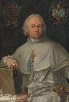 Portrait of Prelate Andrej Sauberer, 1766. Creator: Johann Lucas Kracker.