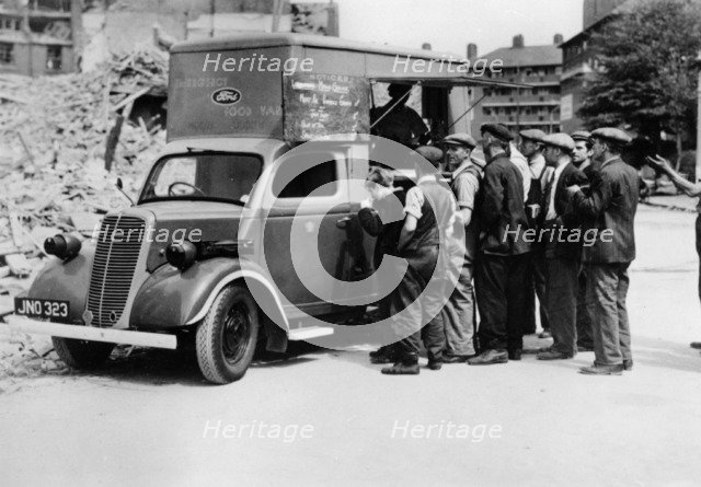 Ford E83W 10cwt Emergency food van in London World War 2