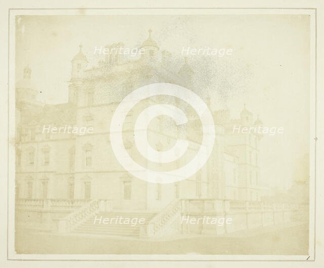 Heriot's Hospital, Edinburgh, 1844. Creator: William Henry Fox Talbot.