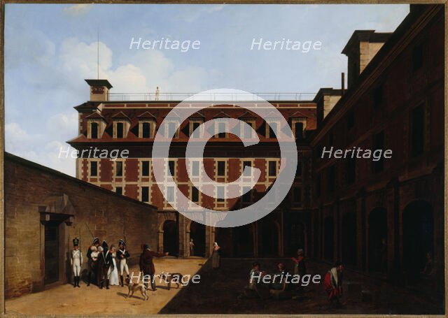 La prison des Madelonnettes, rue des Fontaines, c1810. Creator: Louis Leopold Boilly.