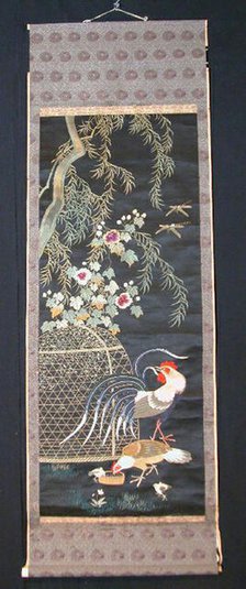 Scroll, Japan, Meiji period (1868-1912), c. 1880. Creator: Unknown.