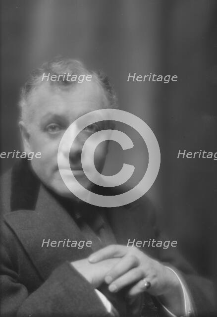 Skinner, Otis, portrait photograph, 1912 Apr. 5. Creator: Arnold Genthe.