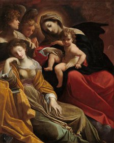 The Dream of Saint Catherine of Alexandria, c. 1593. Creator: Lodovico Carracci.