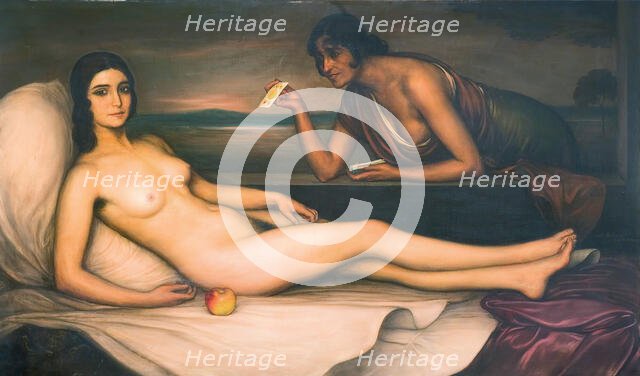 La Buenaventura, c. 1922. Creator: Romero de Torres, Julio (1874-1930).