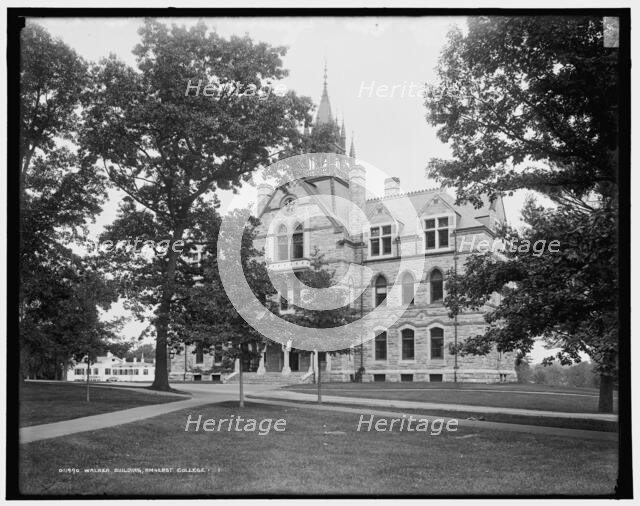 Walker Building, Amherst College, between 1890 and 1901. Creator: Unknown.