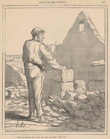 C'est pourtant pas pour ça que j'avions voté oui, 19th century. Creator: Honore Daumier.