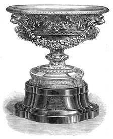 Vase presented to Lieutenant-Colonel Hamilton, of the 7th Lancashire Artillery Volunteers, 1864. Creator: Unknown.