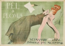 Pèl & Ploma, 1899. Creator: Casas, Ramon (1866-1932).