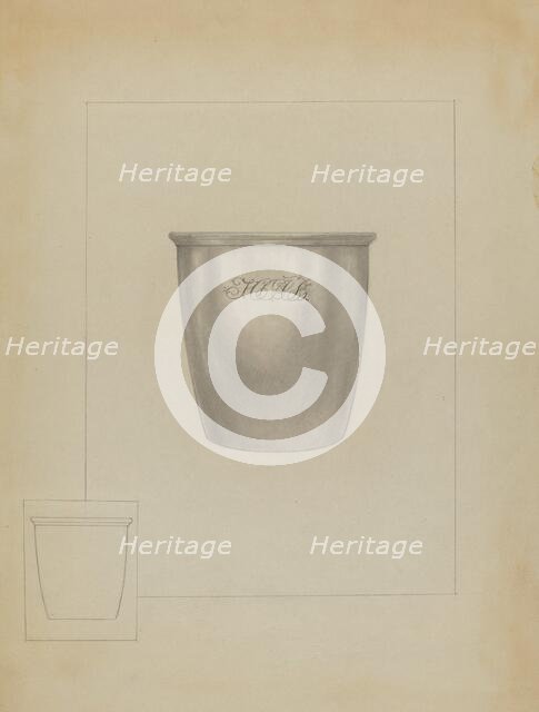 Silver Mug, c. 1937. Creator: Isidore Steinberg.