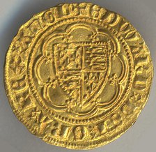 Quarter Noble of Edward III (r. 1327-77), British, 1327-77. Creator: Unknown.