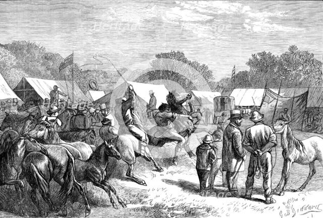 Pony Fair in the New Forest, 1871. Creator: Unknown.