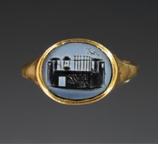 Cameo Gem Inset Into a Hollow Ring, 1st century A.D. Creator: Unknown.