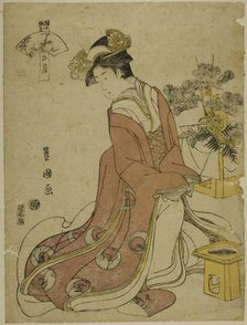 The First Month (Sho gatsu), from the series "Fashionable Twelve Months (Furyu junikagetsu)", c.1793 Creator: Utagawa Toyokuni I.