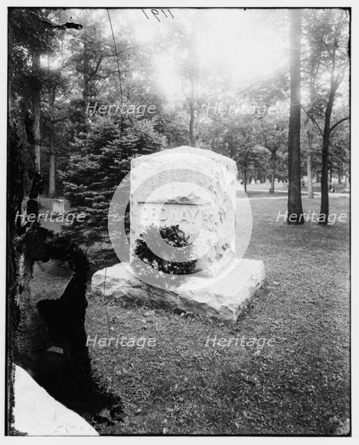 Ordway, General Albert. Grave at Arlington Cemetery, between 1890 and 1910. Creator: Unknown.