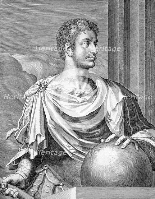 Augustus, Roman Emperor, (c1590-1629). Artist: Aegidius Sadeler II