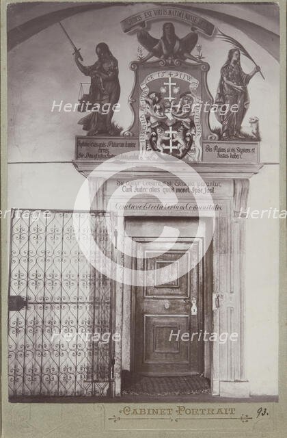 Town Hall, Lewocza (Levoca \ Locse), 1895-1910.  Creator: Samuel Rosenbach.