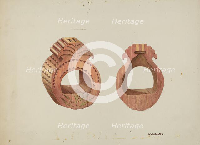 Stirrup, c. 1940. Creator: Robert W.R. Taylor.