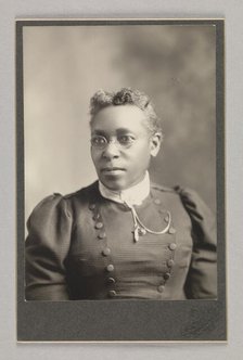 Cabinet card of Susan Bell, February-March 5, 1894. Creator: C. M. Bell Studio.