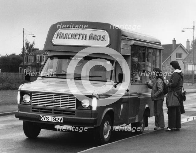 1979 Ford Transit ice-cream van. Creator: Unknown.