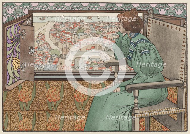 Solveig, ca 1897. Creator: Stevens, Gustave Max (1871-1946).