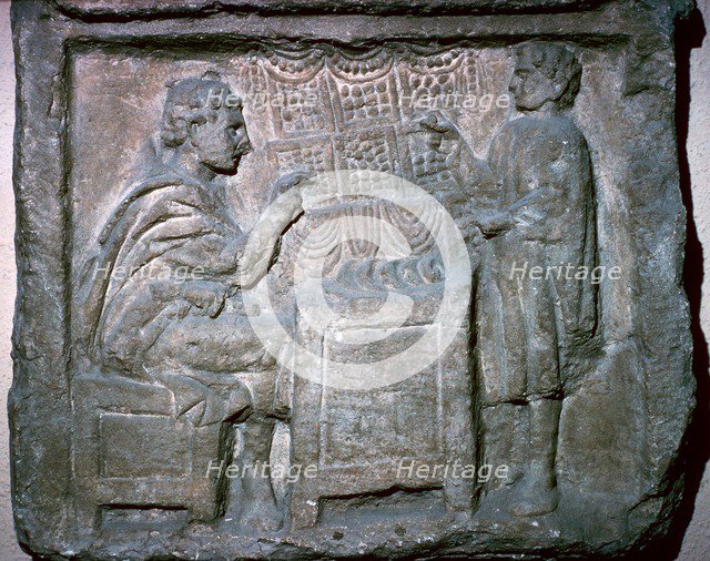 Roman relief of an Apothecary Shop. Artist: Unknown