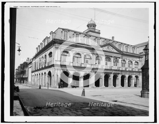 The Cabildo (Supreme Court), New Orleans, La., c1900. Creator: Unknown.