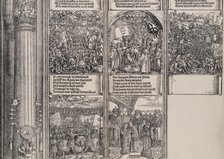 Maximilian's Alliance with Henry VIII; The Double Wedding in Vienna; The Campaign in Gelde..., 1515. Creator: Hieronymus Andreae.