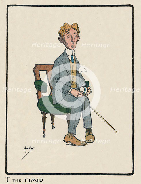 'T the Timid', 1903. Artist: John Hassall.