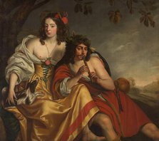 Frederica Amalia and Christian Albrecht of Schleswig-Holstein-Gottorf, c1667-1668. Creator: Jurgen Ovens.